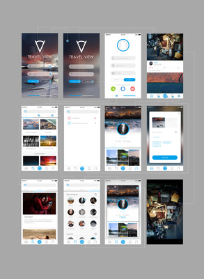 旅行與攝影的圖片社交APP 老老老黎的原創設計構想
